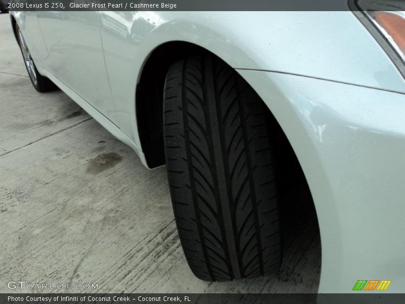 Glacier Frost Pearl / Cashmere Beige 2008 Lexus IS 250