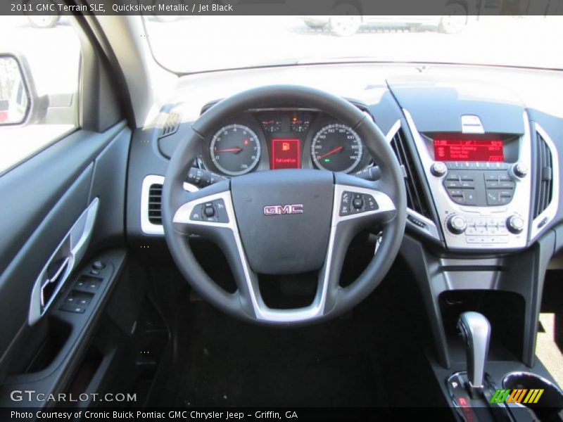 Quicksilver Metallic / Jet Black 2011 GMC Terrain SLE
