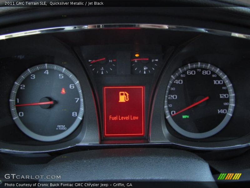 Quicksilver Metallic / Jet Black 2011 GMC Terrain SLE
