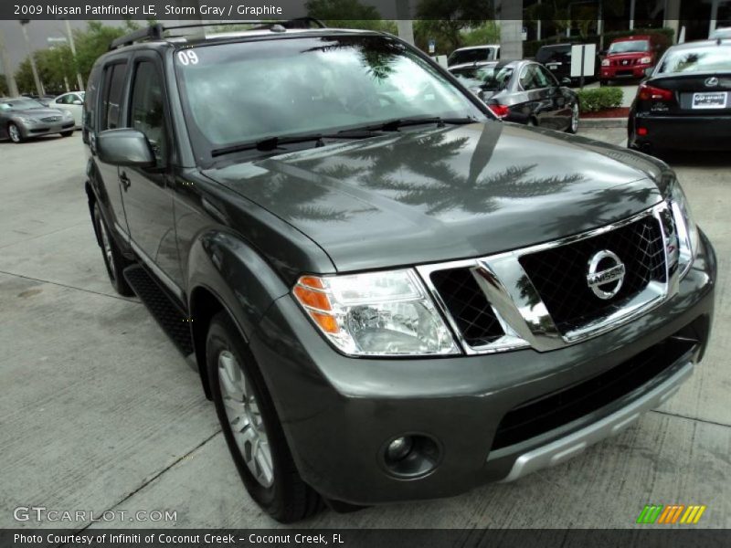 Storm Gray / Graphite 2009 Nissan Pathfinder LE