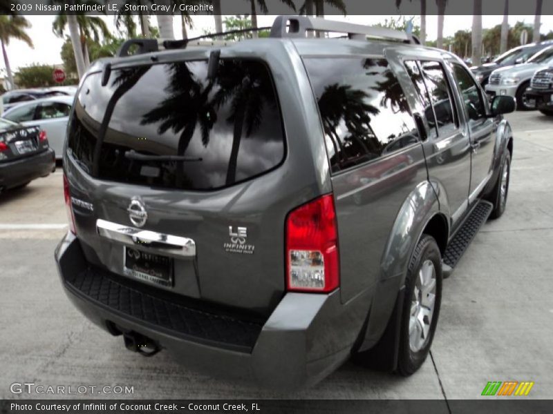 Storm Gray / Graphite 2009 Nissan Pathfinder LE