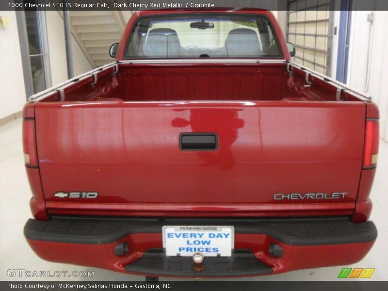Dark Cherry Red Metallic / Graphite 2000 Chevrolet S10 LS Regular Cab