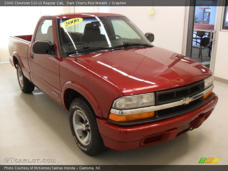 Dark Cherry Red Metallic / Graphite 2000 Chevrolet S10 LS Regular Cab