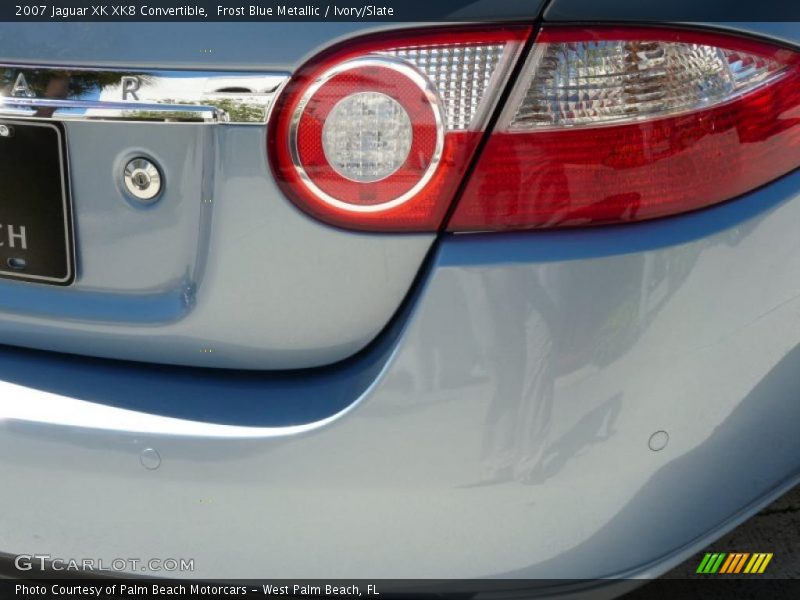 Frost Blue Metallic / Ivory/Slate 2007 Jaguar XK XK8 Convertible