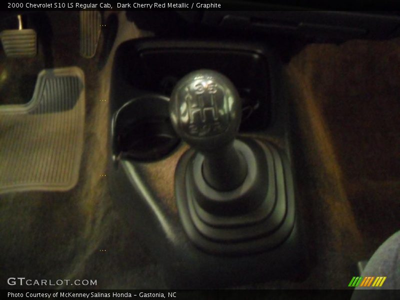 Dark Cherry Red Metallic / Graphite 2000 Chevrolet S10 LS Regular Cab
