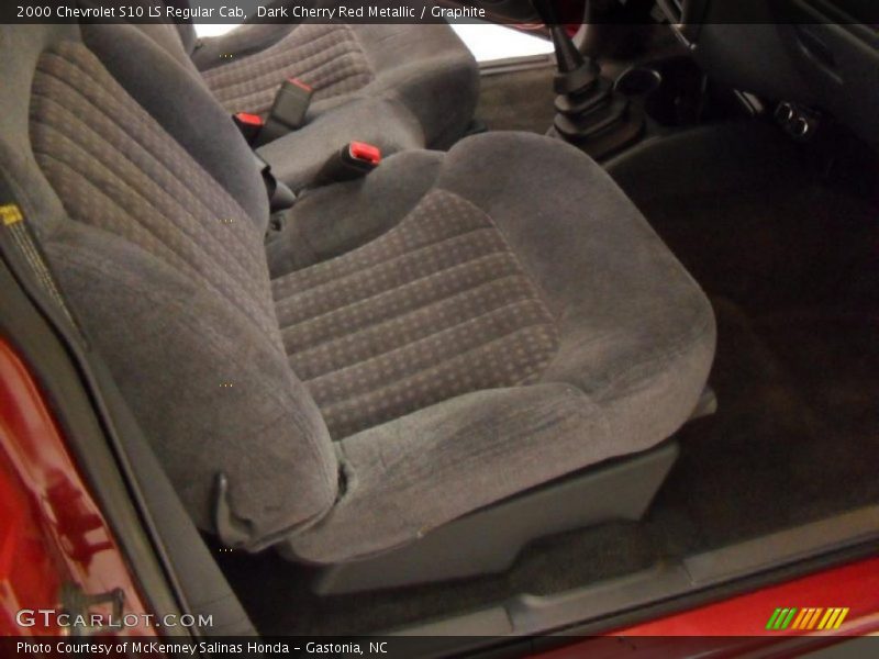 Dark Cherry Red Metallic / Graphite 2000 Chevrolet S10 LS Regular Cab