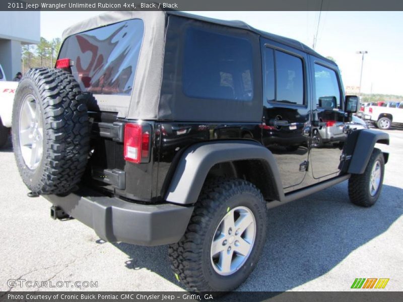 Black / Black 2011 Jeep Wrangler Unlimited Rubicon 4x4