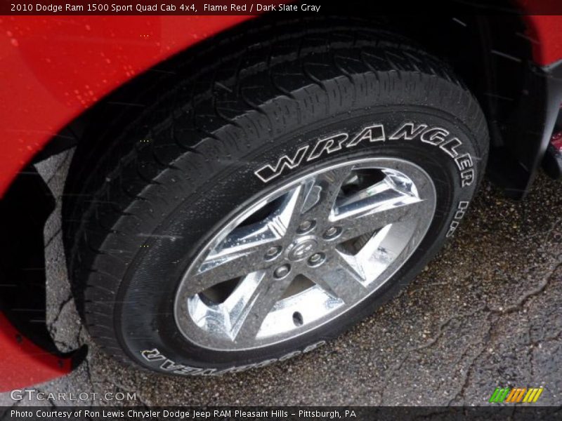 Flame Red / Dark Slate Gray 2010 Dodge Ram 1500 Sport Quad Cab 4x4