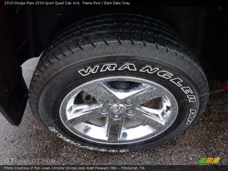 Flame Red / Dark Slate Gray 2010 Dodge Ram 1500 Sport Quad Cab 4x4