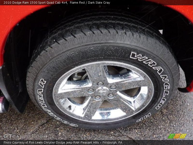 Flame Red / Dark Slate Gray 2010 Dodge Ram 1500 Sport Quad Cab 4x4