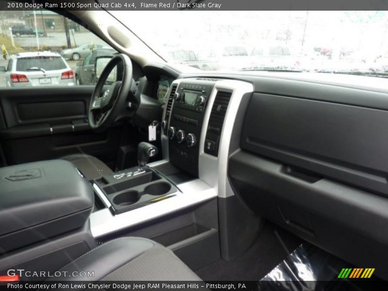 Flame Red / Dark Slate Gray 2010 Dodge Ram 1500 Sport Quad Cab 4x4