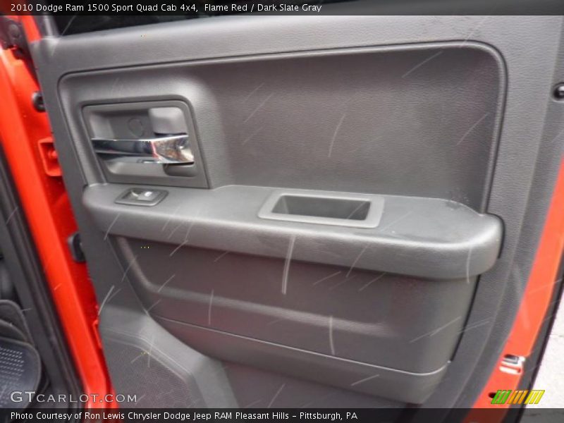 Flame Red / Dark Slate Gray 2010 Dodge Ram 1500 Sport Quad Cab 4x4
