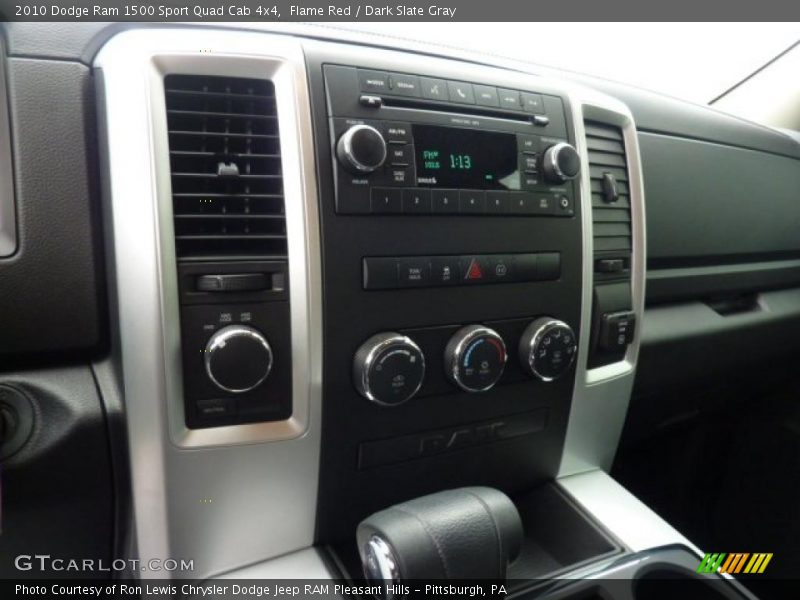 Flame Red / Dark Slate Gray 2010 Dodge Ram 1500 Sport Quad Cab 4x4