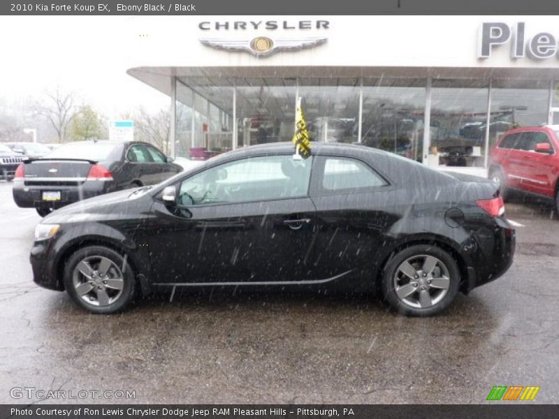 Ebony Black / Black 2010 Kia Forte Koup EX