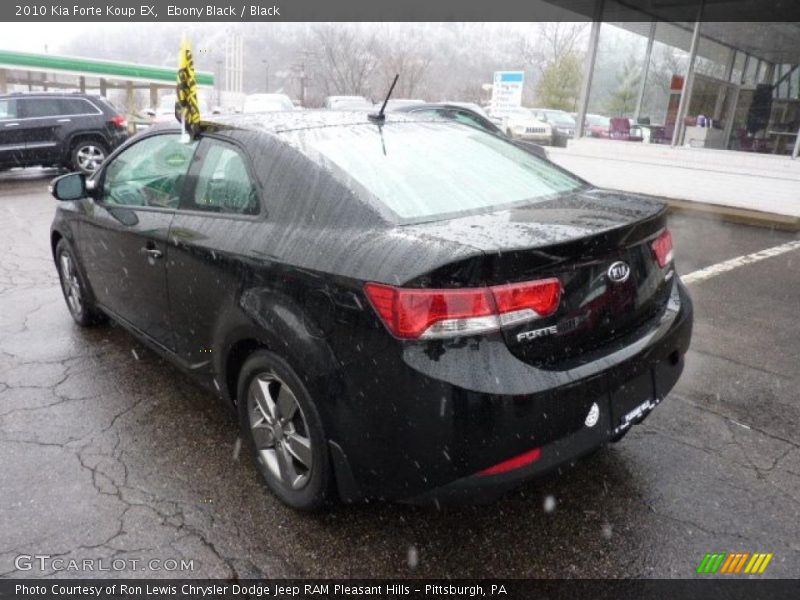 Ebony Black / Black 2010 Kia Forte Koup EX