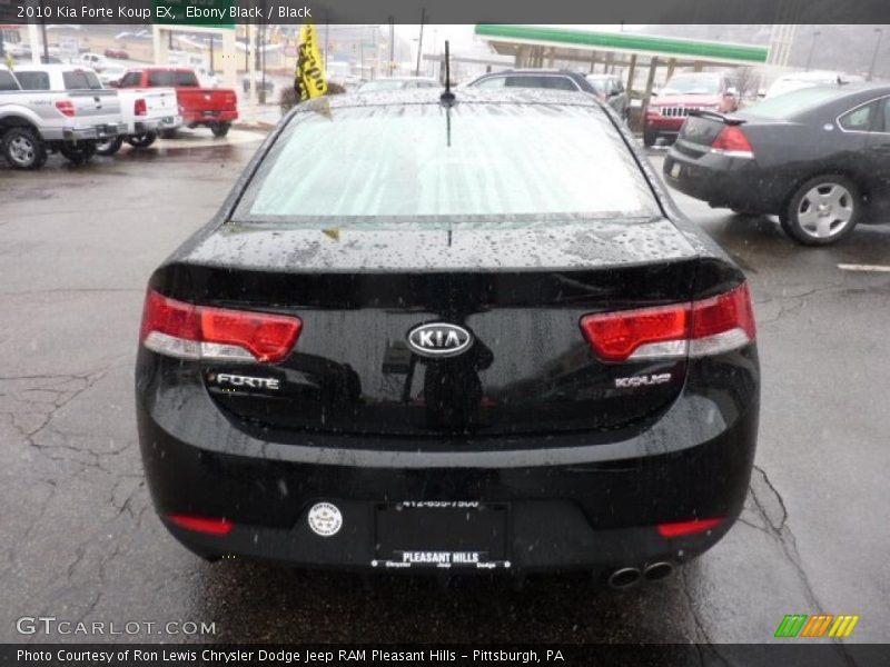 Ebony Black / Black 2010 Kia Forte Koup EX