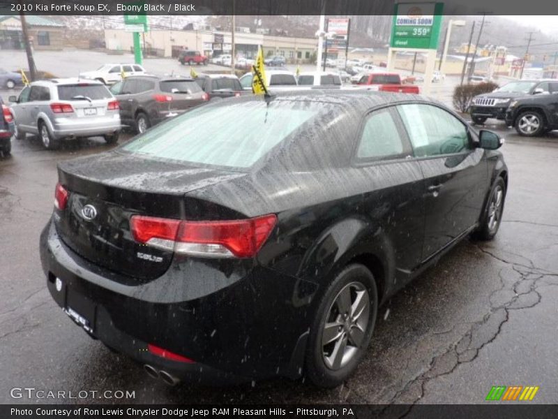 Ebony Black / Black 2010 Kia Forte Koup EX