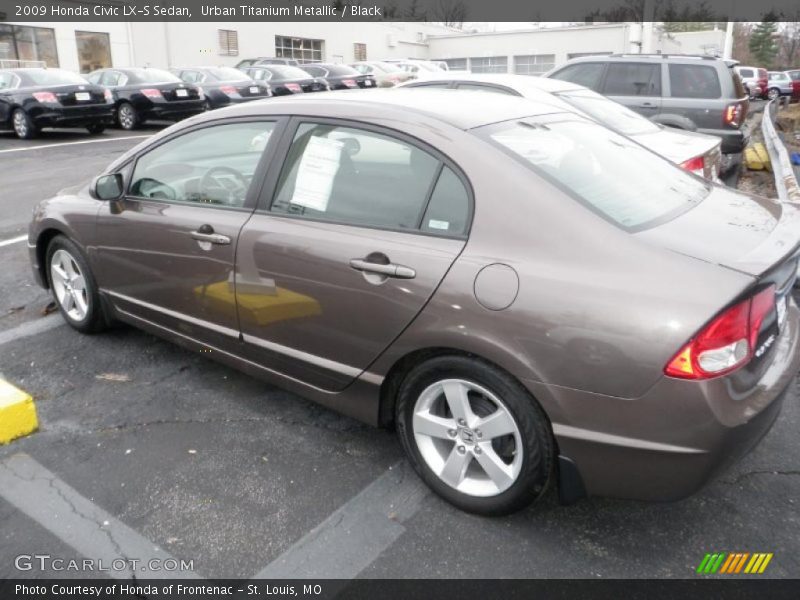 Urban Titanium Metallic / Black 2009 Honda Civic LX-S Sedan