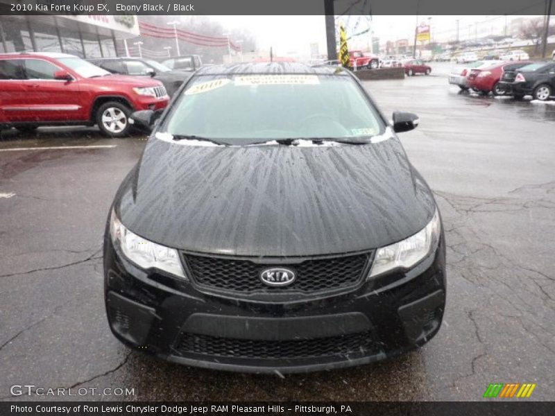 Ebony Black / Black 2010 Kia Forte Koup EX