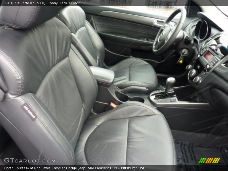 Ebony Black / Black 2010 Kia Forte Koup EX