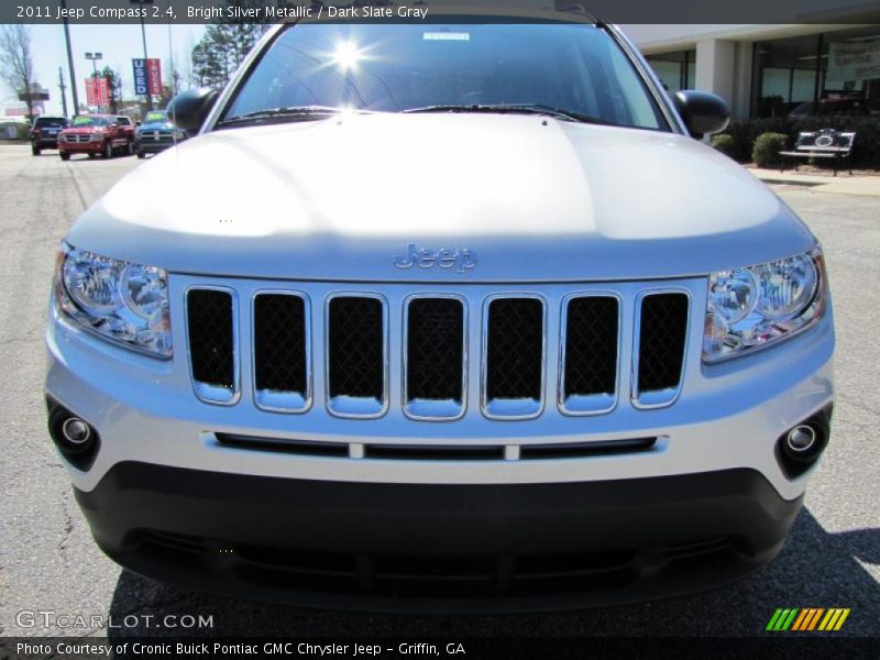 Bright Silver Metallic / Dark Slate Gray 2011 Jeep Compass 2.4
