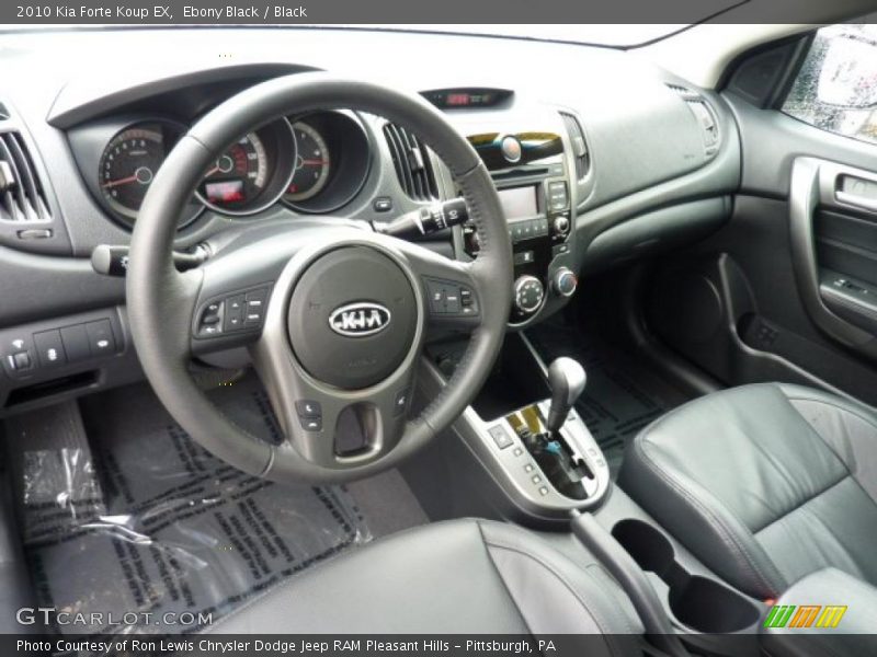 Ebony Black / Black 2010 Kia Forte Koup EX