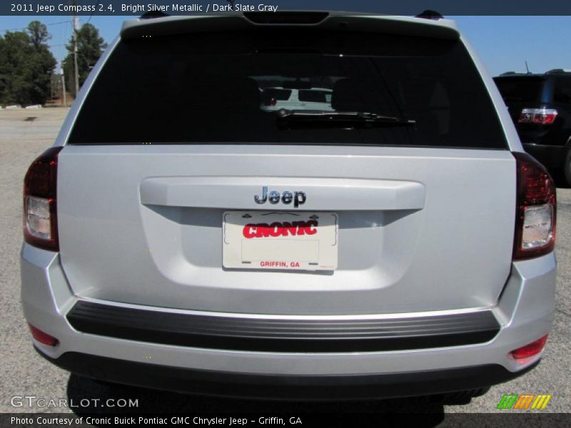 Bright Silver Metallic / Dark Slate Gray 2011 Jeep Compass 2.4