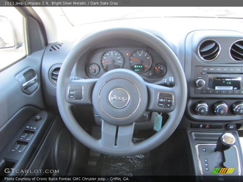 Bright Silver Metallic / Dark Slate Gray 2011 Jeep Compass 2.4