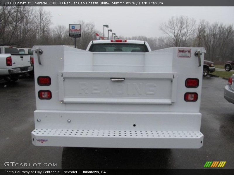 Summit White / Dark Titanium 2010 Chevrolet Silverado 2500HD Regular Cab Chassis Utility