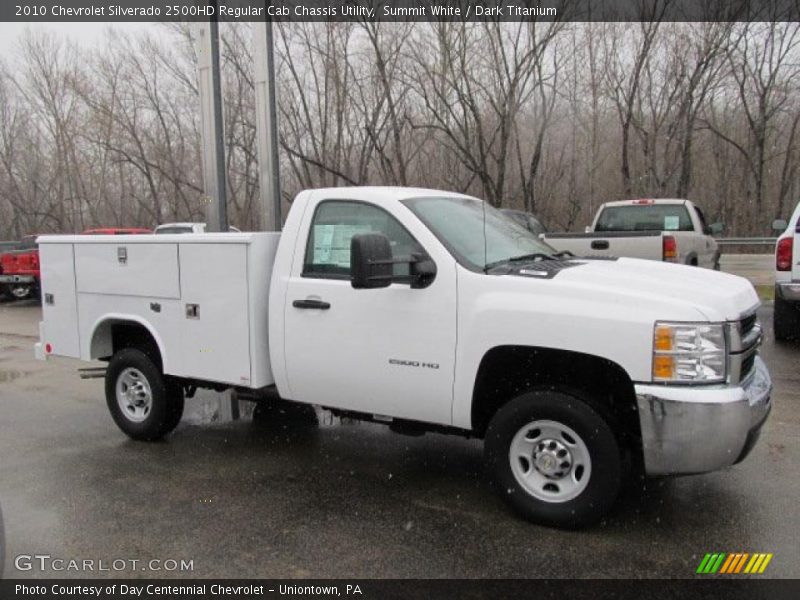  2010 Silverado 2500HD Regular Cab Chassis Utility Summit White