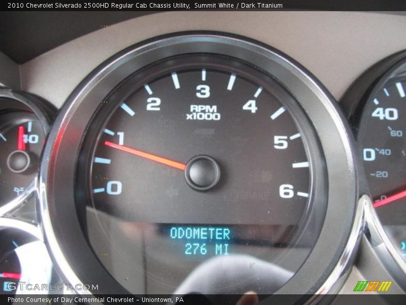 Summit White / Dark Titanium 2010 Chevrolet Silverado 2500HD Regular Cab Chassis Utility