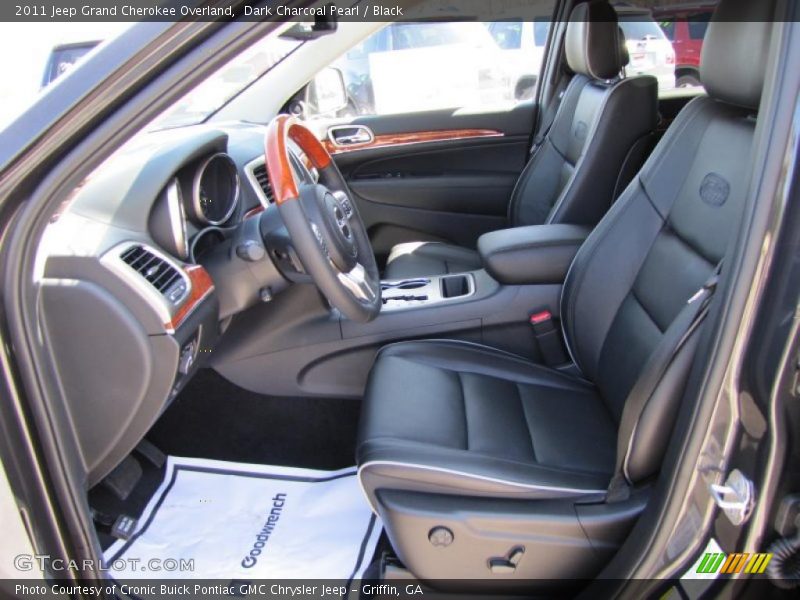  2011 Grand Cherokee Overland Black Interior