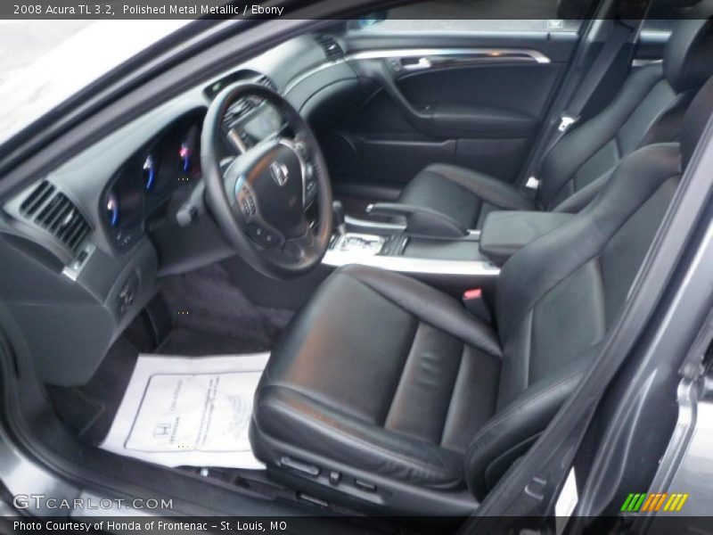 Polished Metal Metallic / Ebony 2008 Acura TL 3.2
