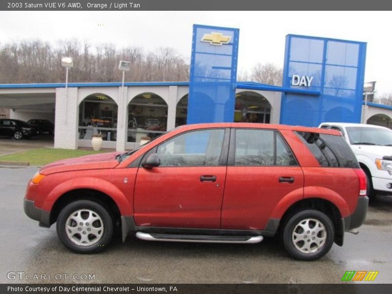 Orange / Light Tan 2003 Saturn VUE V6 AWD