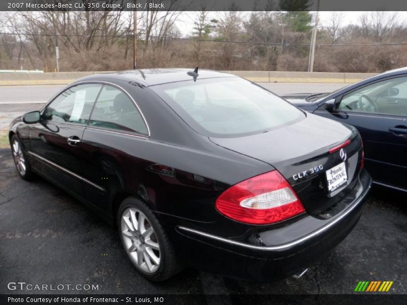 Black / Black 2007 Mercedes-Benz CLK 350 Coupe