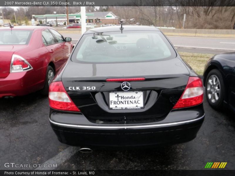 Black / Black 2007 Mercedes-Benz CLK 350 Coupe