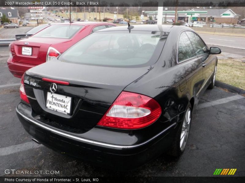 Black / Black 2007 Mercedes-Benz CLK 350 Coupe