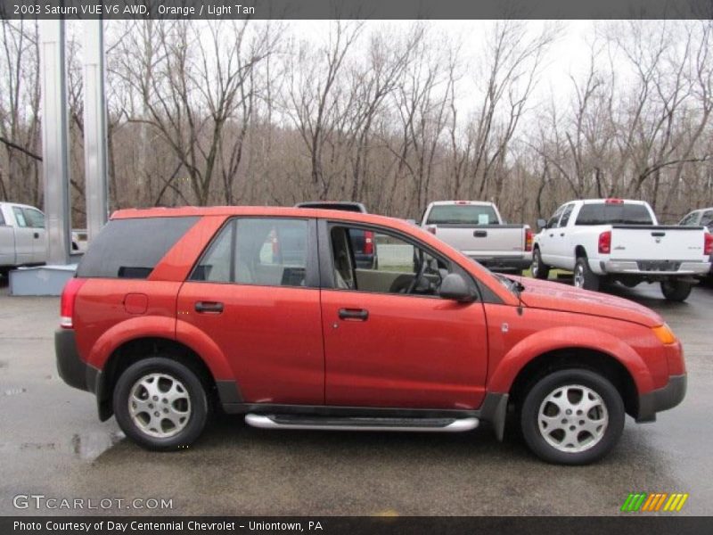 Orange / Light Tan 2003 Saturn VUE V6 AWD