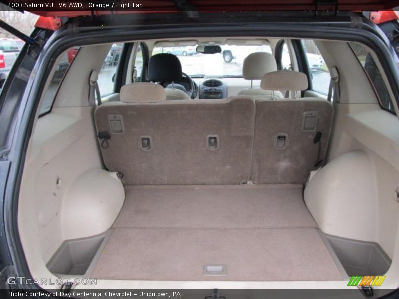 Orange / Light Tan 2003 Saturn VUE V6 AWD