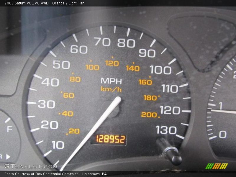 Orange / Light Tan 2003 Saturn VUE V6 AWD