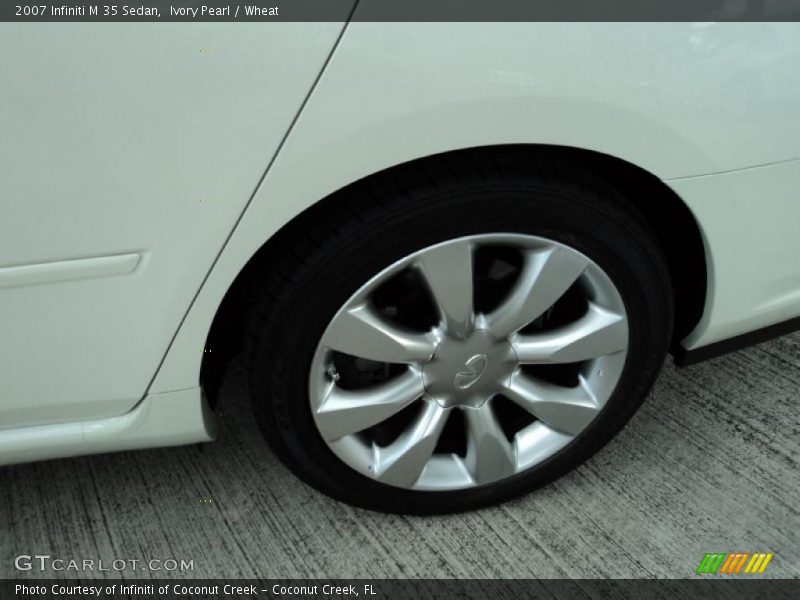 Ivory Pearl / Wheat 2007 Infiniti M 35 Sedan