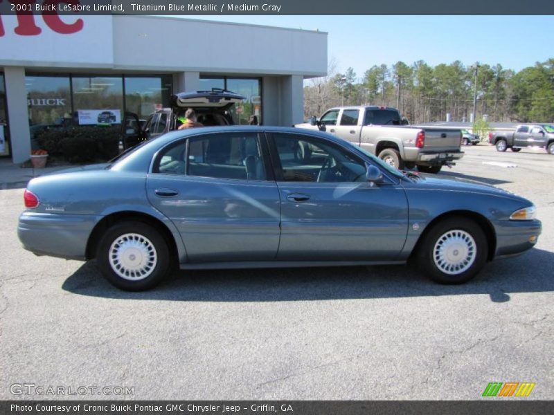 Titanium Blue Metallic / Medium Gray 2001 Buick LeSabre Limited