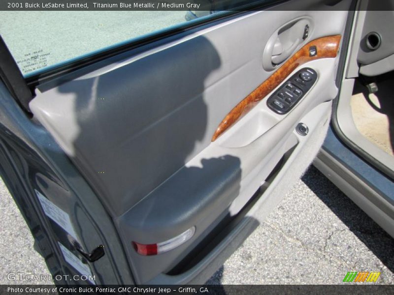 Titanium Blue Metallic / Medium Gray 2001 Buick LeSabre Limited