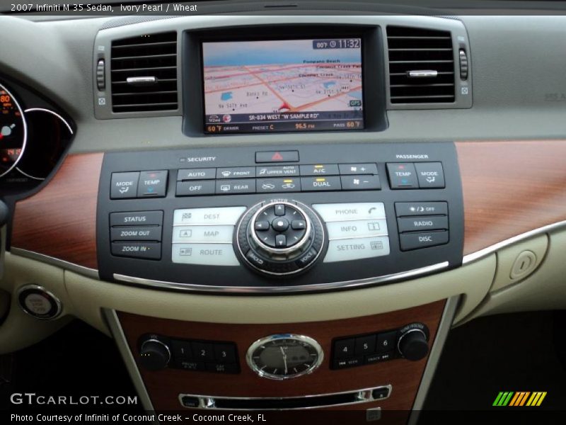 Ivory Pearl / Wheat 2007 Infiniti M 35 Sedan