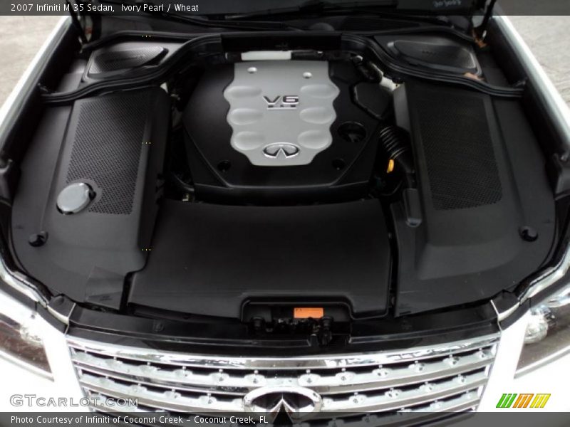 Ivory Pearl / Wheat 2007 Infiniti M 35 Sedan