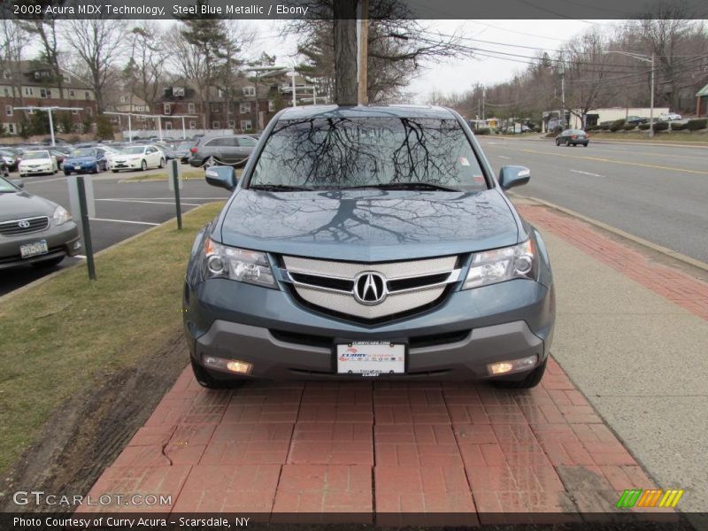 Steel Blue Metallic / Ebony 2008 Acura MDX Technology