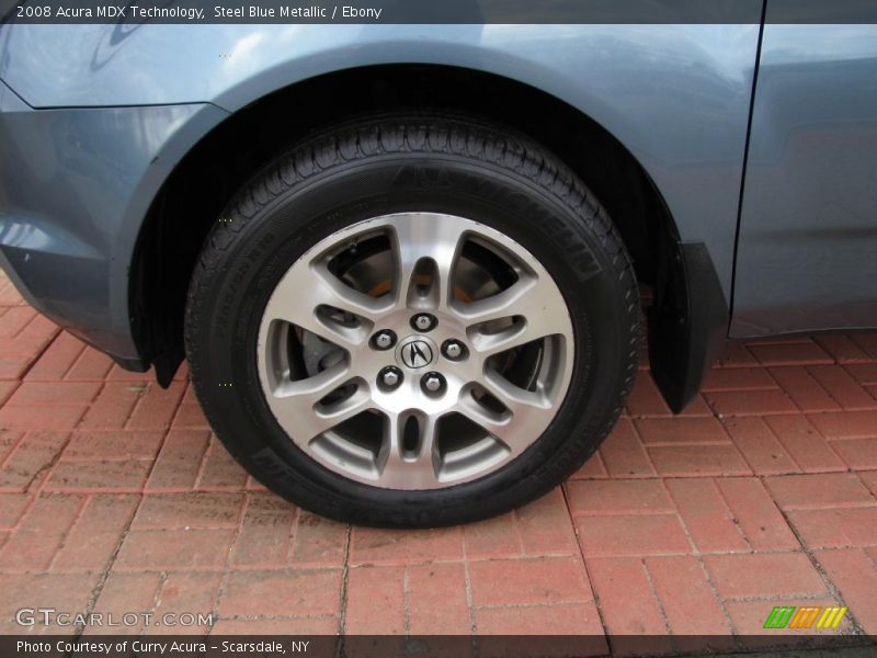 Steel Blue Metallic / Ebony 2008 Acura MDX Technology