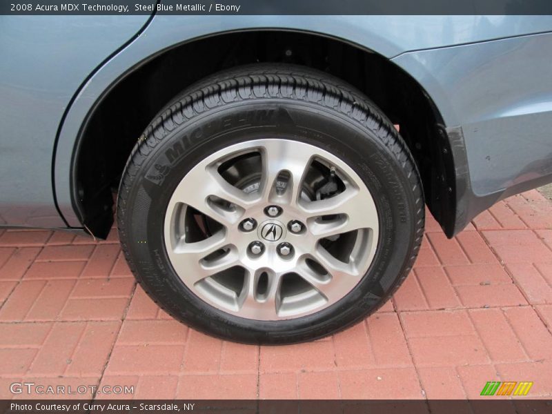 Steel Blue Metallic / Ebony 2008 Acura MDX Technology