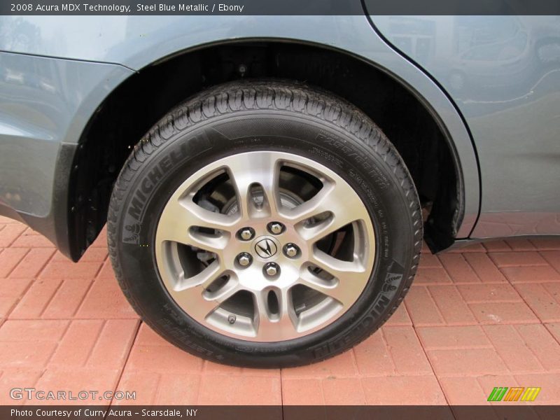 Steel Blue Metallic / Ebony 2008 Acura MDX Technology