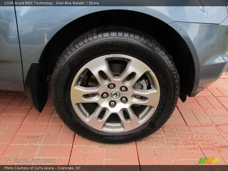 Steel Blue Metallic / Ebony 2008 Acura MDX Technology